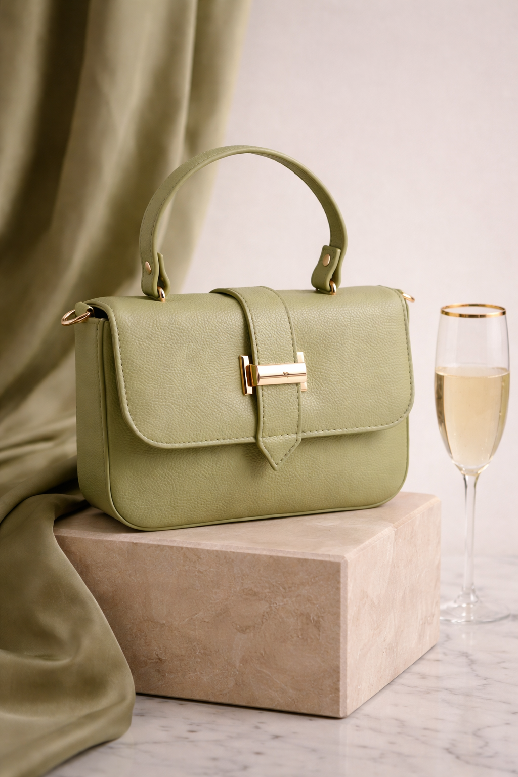 The Essentialist Mini Handbag – Sage Green