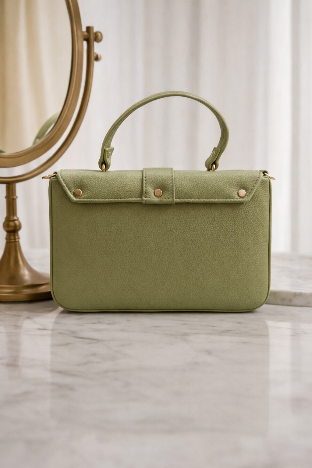 The Essentialist Mini Handbag – Sage Green