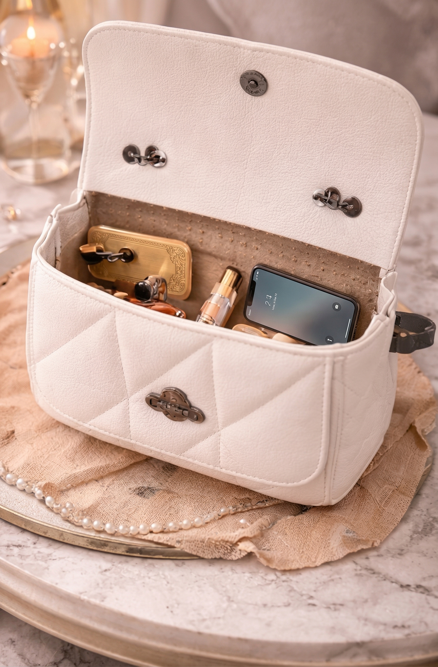 The After Hours Cross Body - White