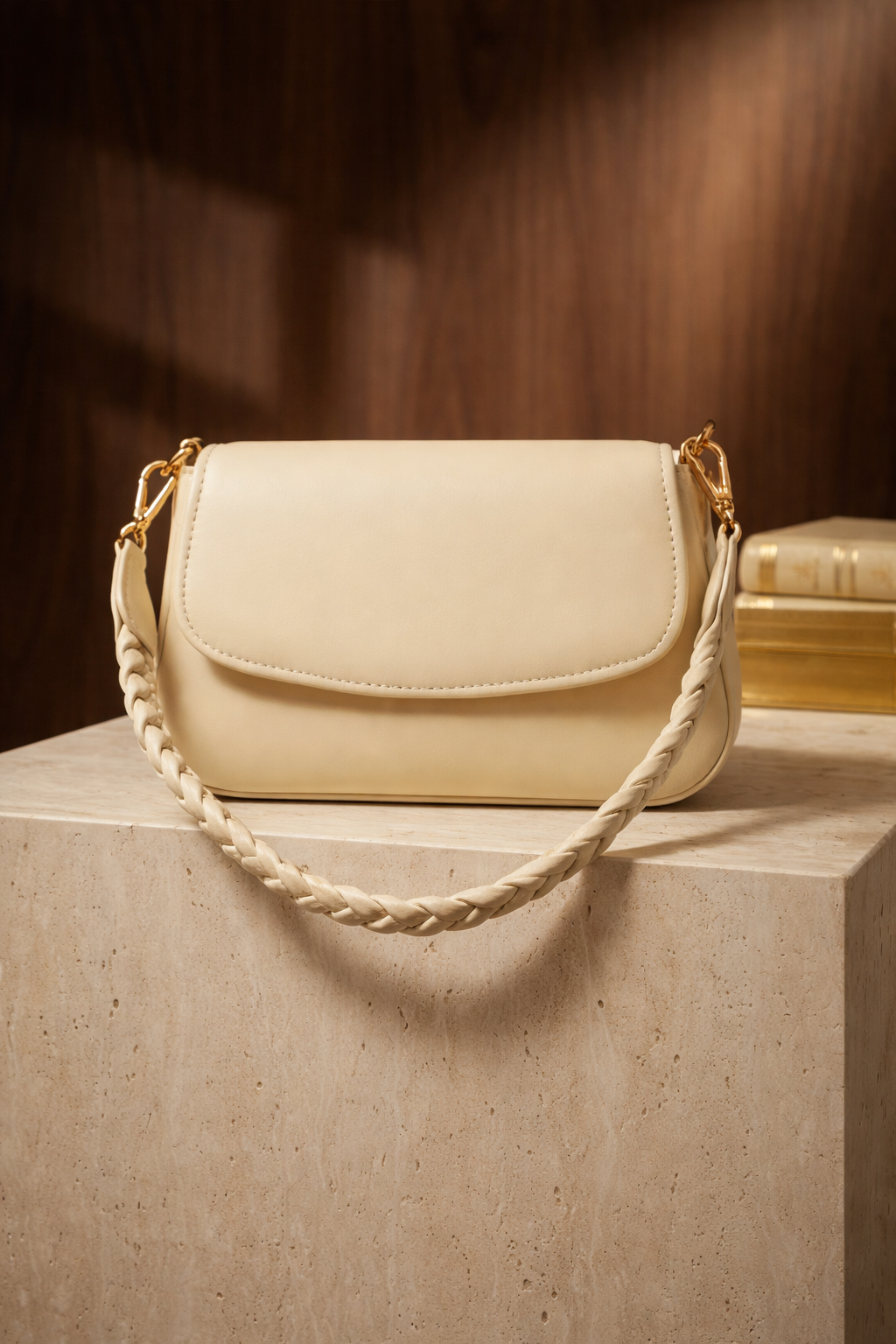 Glaze & Go Mini Shoulder Bag – Beige