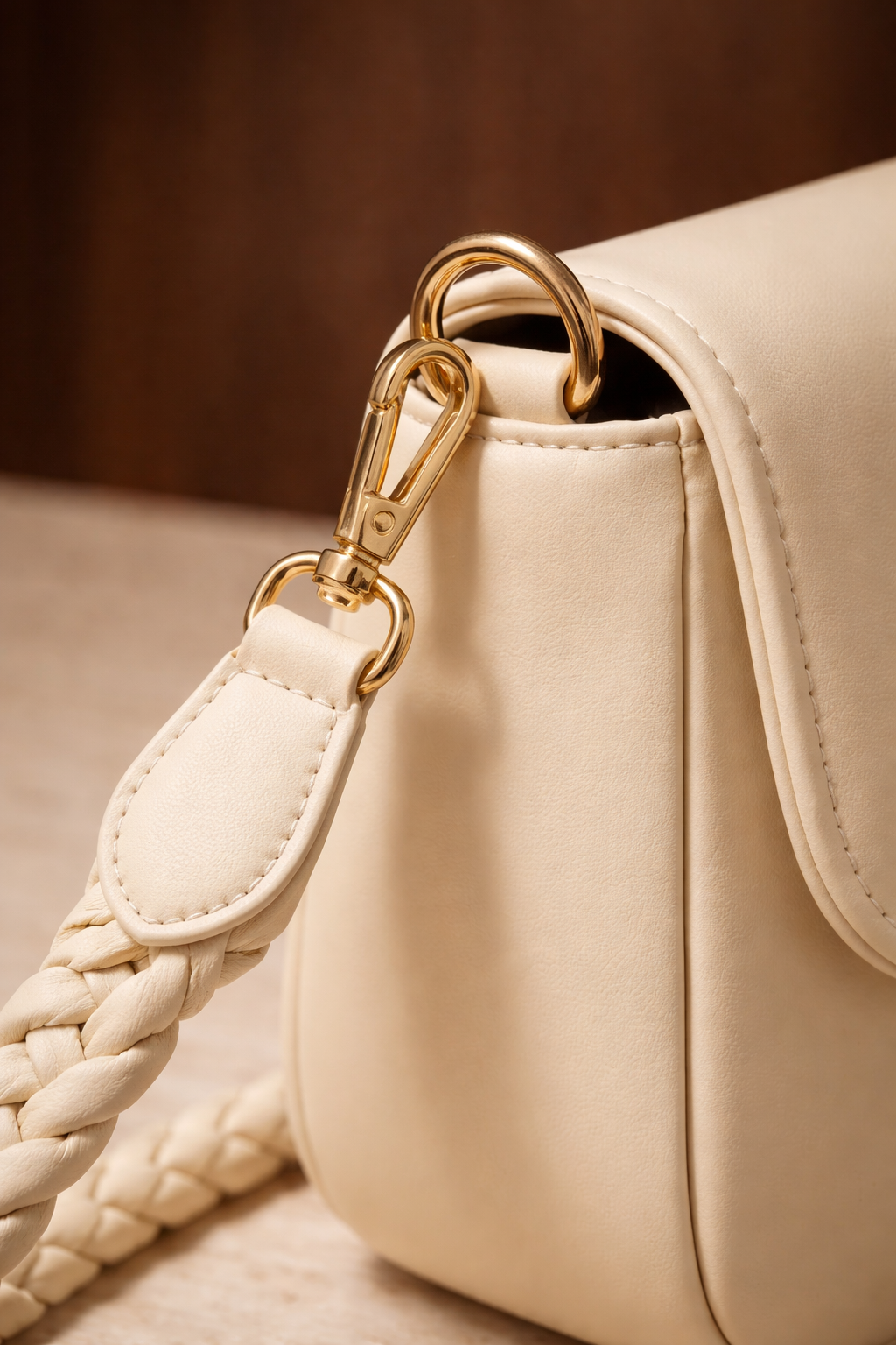 Glaze & Go Mini Shoulder Bag – Beige